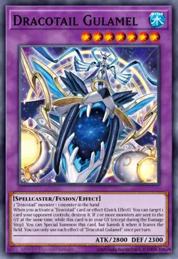 Dracotail Gulamel - JUSH - Super Rare - Yugioh Euro - Image 1