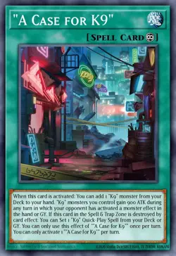 A Case for K9 - JUSH - Super Rare - Yugioh Euro - Image 1