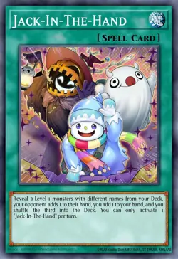 Jack in The Hand - JUSH - Super Rare - Yugioh Euro - Image 1