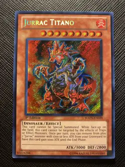JURRAC TITANO - HA03-EN039 - YU-GI-OH CARD - SECRET RARE - TCG - 1ST ED - NM - Image 1