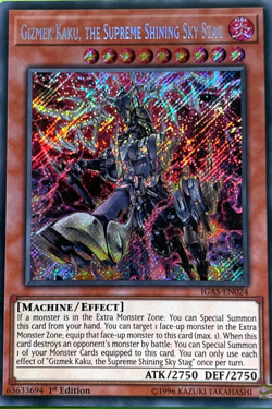 Gizmek Kaku, the Supreme Shining Sky - IGAS-EN024 - Secret Rare - Yu-Gi-Oh! Card - Image 1