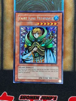 Yugioh Fairy King Truesdale WC4-001 Parallel Secret Rare LP - Image 1