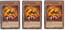 SDOK-EN014 x3 Volcanic Counter Common Excellent Condition Yugioh - Image 1