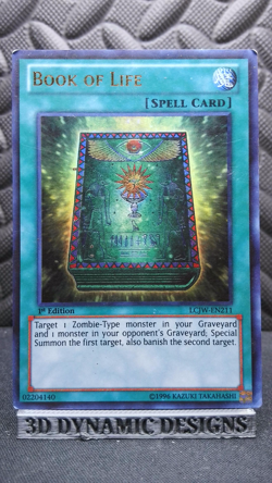 | Yugioh Book of Life LCJW-EN211 1st Edition Ultra RareJoeys World LP/MP 🔥 | - Image 1