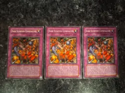 3X Dark Scorpion Combination DR1-EN260 - Yugioh Yu Gi Oh! Playset - Image 1