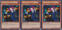 Tour Guide From the Underworld - Playset 3 Cards RA01-EN005 Secret Rare Yugioh - Image 1