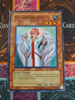 Yu-Gi-Oh! TCG Counselor Lily TDGS-EN081 Super Rare Unlimited Near Mint - Image 1