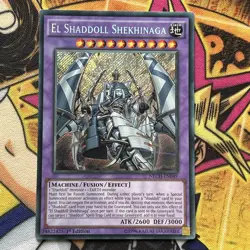 El Shaddoll Shekhinaga NECH-EN049 Near Mint 1st Edition Secret Rare Yu-Gi-Oh - Image 1