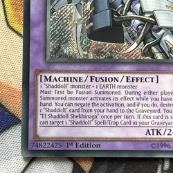 El Shaddoll Shekhinaga NECH-EN049 Near Mint 1st Edition Secret Rare Yu-Gi-Oh - Image 5