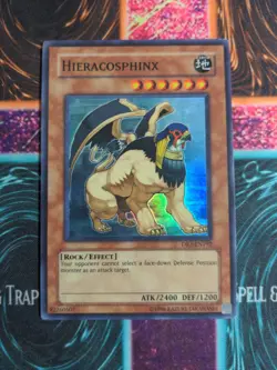 Yu-Gi-Oh! Hieracosphinx DR3-EN192 Unlimited Super Rare NM/LP - Image 1