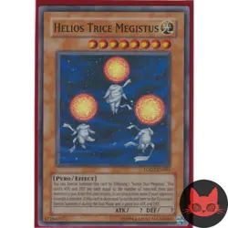 Yugioh Helios Trice Megistus LODT-EN095 Super Rare NM - Image 1