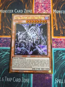 Yu-Gi-Oh! Grapha, Dragon Lord of Dark World PGL2-EN083 Gold Rare 1st Edition NM - Image 1