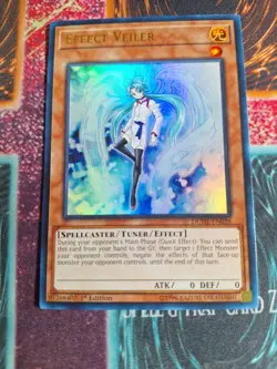 Yu-Gi-Oh! Effect Veiler DUDE-EN028 Ultra Rare 1st Edition Near Mint a1/ - Image 1