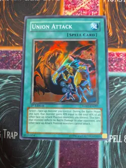 Yu-Gi-Oh! Union Attack LODT-EN093 Super Rare 1st Edition Near Mint - Image 1