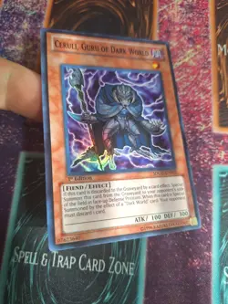 Yu-Gi-Oh! Ceruli, Guru of Dark World SDGU-EN003 Super Rare 1st Edition NM a1/ - Image 2
