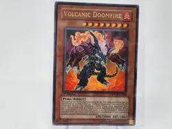 YuGiOh Volcanic Doomfire FOTB-EN008 1st Edition Ultra Rare LP - Image 1