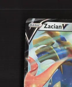 Zacian V SWSH018 Sword & Shield Black Star Promo Holo Pokemon Card LP - Image 3