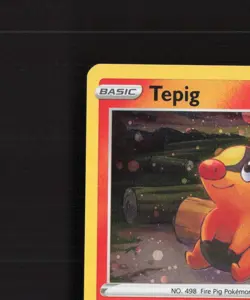 Tepig SWSH172 Sword & Shield Black Star Promo Holo Pokemon Card LP - Image 3