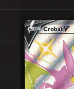 Crobat V SWSH098 Sword & Shield Full Art Black Star Promo Holo Pokemon Card LP+ - Image 3