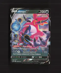 Hoopa V SWSH176 Sword & Shield Black Star Promo Holo Pokemon Card NM - Image 1