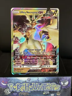 Pokemon Card Necrozma GX 95/131 Forbidden Light Half Art Ultra Rare NM - Image 1