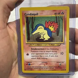 Pokemon TCG Cyndaquil Neo Destiny Card 61/105 Unlimited Common NM/MT Vintage Vtg - Image 1