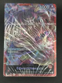 Edward Newgate ST15-002 SR One Piece TCG Card Game Red Starter Deck - Image 1