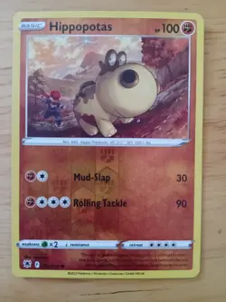 079/189 HIPPOPOTAS REVERSE HOLO ASTRAL RADIANCE POKEMON CARD - Image 1