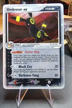 Pokemon Umbreon EX Unseen Forces Ultra Rare Card #112 NM - Image 1