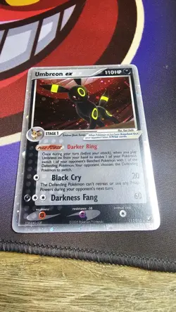 Pokemon Umbreon EX Unseen Forces Ultra Rare Card #112 NM - Image 4