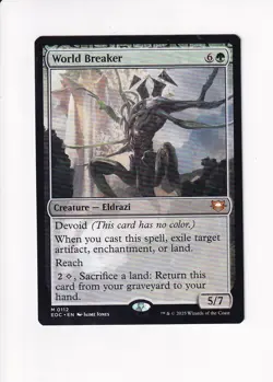 MAGIC THE GATHERING MTG COMMANDER: EDGE OF ETERNITIES WORLD BREAKER - Image 1