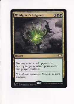 MAGIC THE GATHERING MTG COMMANDER: EDGE OF ETERNITIES WINDGRACE'S JUDGMENT - Image 1