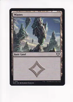 MAGIC THE GATHERING MTG COMMANDER: EDGE OF ETERNITIES WASTES - Image 1