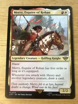 Merry, Esquire of Rohan ~ The Lord of the Rings [ NM ] [ Magic MTG ] - Image 1