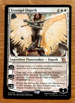 MTG Magic: Erzengel Elspeth, Archangel Elspeth, DEUTSCH, Planeswalker Mythic - Image 1