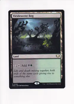MAGIC THE GATHERING MTG COMMANDER: EDGE OF ETERNITIES VIRIDESCENT BOG - Image 1