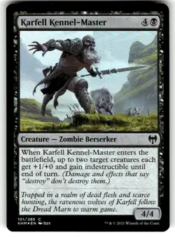 FOIL MTG NM Karfell Kennel-Master Kaldheim Regular - Image 1