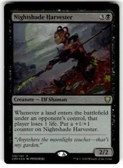 Nightshade Harvester Commander Legends Regular MTG - Image 1