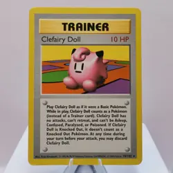 Pokemon TCG - Clefairy Doll 70/102 Base Set Rare WOTC 1999 - LP - Image 2