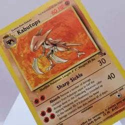 Pokemon TCG - Kabutops 24/62 Fossil Rare WOTC 1999 - EXC - Image 1