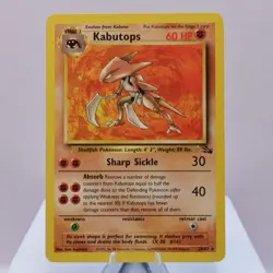 Pokemon TCG - Kabutops 24/62 Fossil Rare WOTC 1999 - EXC - Image 2