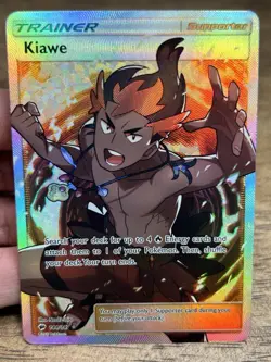 Kiawe (Full Art) 144/147 Sm-Burning Shadows Holo Ultra Rare Pokemon TCG - NM - Image 3