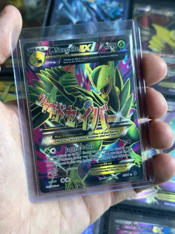 Pokemon Cards Ancient Origins Mega M Sceptile EX 85/98 Full Art RARA - Image 3