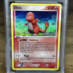 POKEMON EX DELTA SPECIES DITTO CHARMANDER #37 REVERSE PSA 9 MINT - Image 5