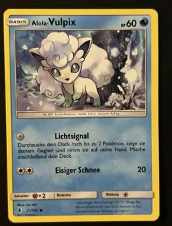 Alola-Vulpix Pokemon Karte 21/145 Stunde der Wachter - Image 1