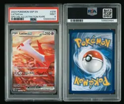 Latias EX 239/191 Surging Sparks Special Illustration Rare SIR PSA 9 🔥 Pokemon - Image 1