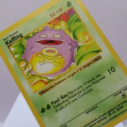 Pokemon TCG - Koffing 51/102 Base Set Common Shadowless WOTC 1999 - MP - Image 1