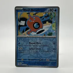 Wash Rotom 061/182 Reverse Holo SV: Destined Rivals Pokemon TCG NM/M - Image 1