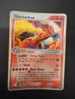 Pokemon Charizard ex 105/112 Firered & Leafgreen Holo ENG Very POOR - Image 1