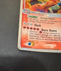 Pokemon Charizard ex 105/112 Firered & Leafgreen Holo ENG Very POOR - Image 4